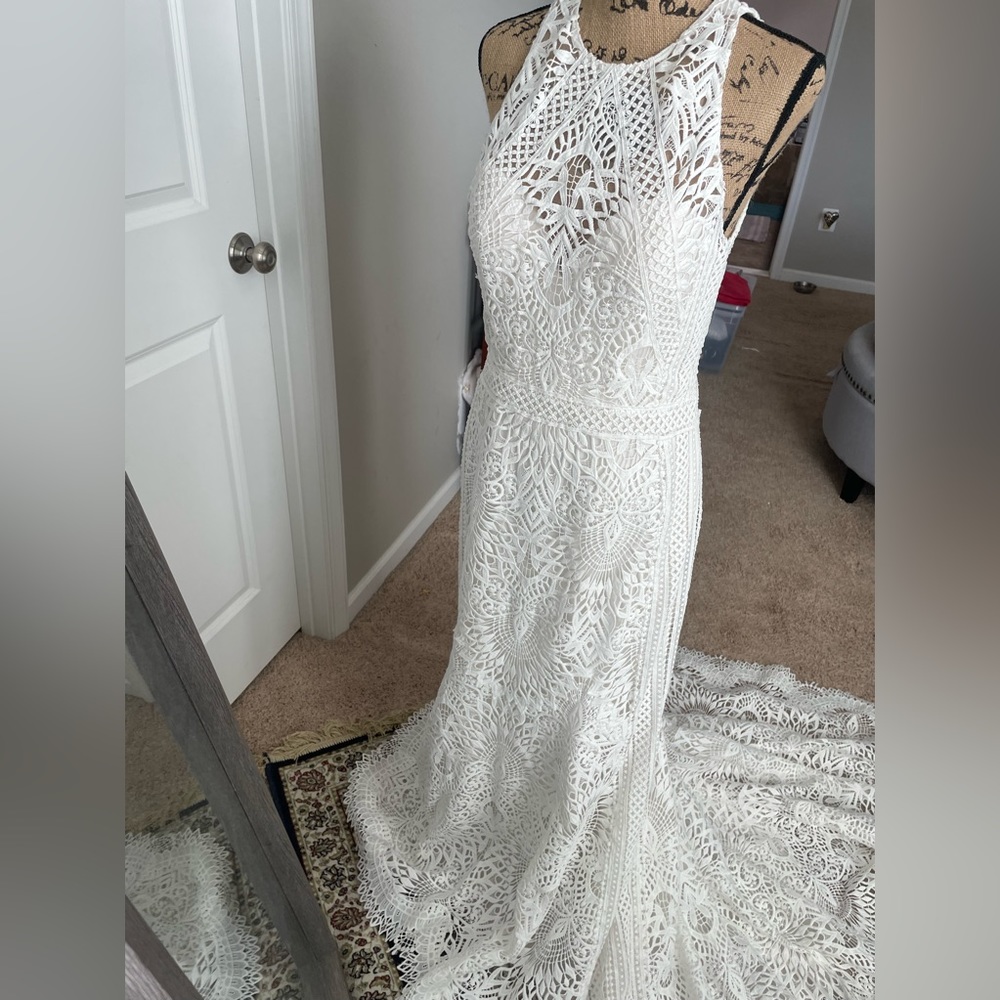 Lillian West Bohemian wedding dress